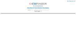 Desktop Screenshot of ocwfinder.com